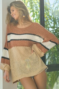 Oversized Gauge Sweater Top