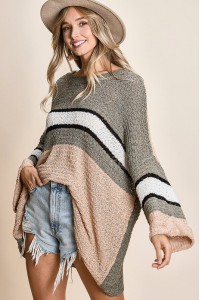 Oversized Gauge Sweater Top