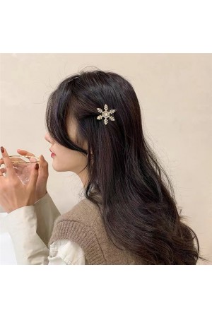 Snowflake Alloy Hair Clip