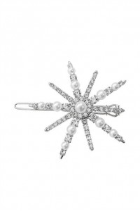 Star Pearl Rhinestone Hair Clip