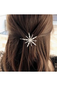 Star Pearl Rhinestone Hair Clip