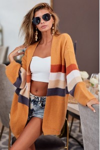 Sorted Color Open Cardigan Sweater