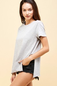 Mineral Washed Short Sleeve Top